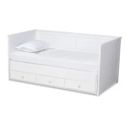 Twin To King Thomas Expandable Daybed With Storage Drawers - Baxton Studio 27 Twin To King Thomas Expandable Daybed With Storage Drawers - Baxton Studio -Urban Dwell Gear Outlet Store GUEST e4ff6bbd 245d 4fc7 bef3 feffd1e963c0