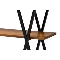 Norton Rustic And Industrial Wood And Black Metal Console Table Walnut Brown - Baxton Studio 7 Norton Rustic And Industrial Wood And Black Metal Console Table Walnut Brown - Baxton Studio -Urban Dwell Gear Outlet Store GUEST e77451a9 eb42 4ba4 a3be 38376cc2ff28