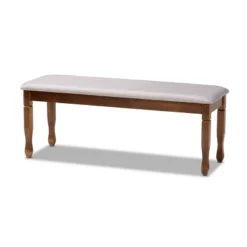 Corey Fabric Upholstered And Wood Dining Bench - Baxton Studio -Urban Dwell Gear Outlet Store GUEST e7a2705e 5249 4302 b1ea 54873d4ea0b1