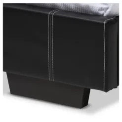 Full Atlas Modern And Contemporary Faux Leather Platform Bed Black - Baxton Studio -Urban Dwell Gear Outlet Store GUEST e8ec4ca7 cdff 48a8 a264 37456349185e