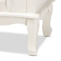 Callen Wood 3 Drawer Nightstand White - Baxton Studio -Urban Dwell Gear Outlet Store GUEST e955829d 4b94 4aec 8802 ff30b9b26fdb