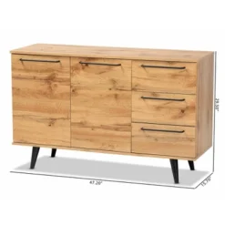 Radley Wood 3 Drawer Sideboard Buffet Oak Brown/Black - Baxton Studio 11 Radley Wood 3 Drawer Sideboard Buffet Oak Brown/Black - Baxton Studio -Urban Dwell Gear Outlet Store GUEST ea09e4bb ba5b 4bd0 a712 7abea56ffcac