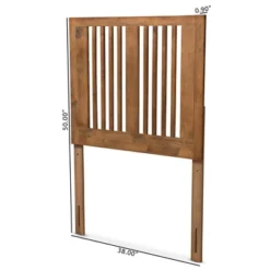 Twin Harena Wood Headboard Walnut - Baxton Studio -Urban Dwell Gear Outlet Store GUEST eb9eb27d a280 4a45 87f3 dea954b8c0a0