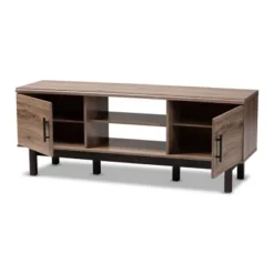 2 Door Arend Two-Tone Wood TV Stand For TVs Up To 55" Brown - Baxton Studio -Urban Dwell Gear Outlet Store GUEST ed42a723 b643 406b 8c49 904776c779b3