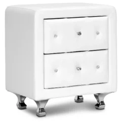 Stella Crystal Modern Nightstand - Baxton Studio -Urban Dwell Gear Outlet Store GUEST ed8353f8 976b 446e b0f2 0b6fd12e02dd
