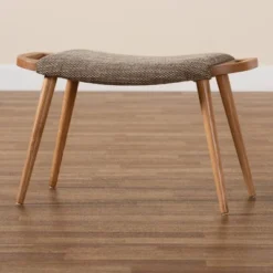 Banner Fabric Upholstered And Wood Accent Bench - Light Brown/Oak Brown - Baxton Studio 18 Banner Fabric Upholstered And Wood Accent Bench - Light Brown/Oak Brown - Baxton Studio -Urban Dwell Gear Outlet Store GUEST eea5f30f 9525 4a04 b230 68957a3e5724