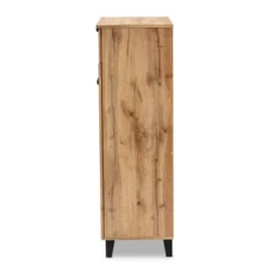 Coolidge Wood 5 Shelf Storage Cabinet Oak Brown - Baxton Studio -Urban Dwell Gear Outlet Store GUEST ef19aa34 e2d4 400b a90b f19aaf1069db