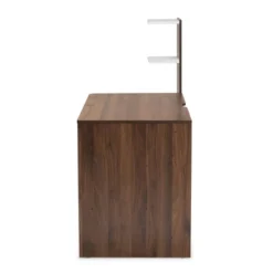 Tobias Two-Tone Wood Storage Computer Desk With Shelves Walnut - Baxton Studio -Urban Dwell Gear Outlet Store GUEST f036f69f 12ed 4621 803e a4cd25ab09ea