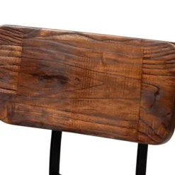Set Of 2 Kenna Wood And Metal Finished Metal Barstools Brown/Black - Baxton Studio 8 Set Of 2 Kenna Wood And Metal Finished Metal Barstools Brown/Black - Baxton Studio -Urban Dwell Gear Outlet Store GUEST f1b6628c 377b 4ab6 9135 202a49a1cb7a