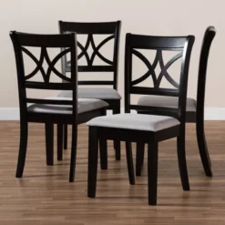 Set Of 4 Clarke Dining Chair - Baxton Studio -Urban Dwell Gear Outlet Store GUEST f1cf36eb d7b0 49be 9e39 d8928a1f78f4