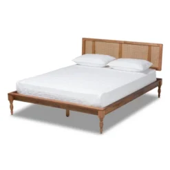 Romy Wood Platform Bed Ash Walnut - Baxton Studio -Urban Dwell Gear Outlet Store GUEST f3244b49 fe22 4c40 9b80 bdb1f79fe33f