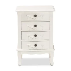 Callen Wood 4 Drawer Nightstand White - Baxton Studio 11 Callen Wood 4 Drawer Nightstand White - Baxton Studio -Urban Dwell Gear Outlet Store GUEST f4e8191f c123 4621 9bb3 68454561d9dc