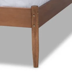 Leanora Wood Platform Bed Ash Walnut - Baxton Studio 14 Leanora Wood Platform Bed Ash Walnut - Baxton Studio -Urban Dwell Gear Outlet Store GUEST f782df00 aeda 457a 8af3 f2173b20ca74