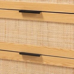 Maureen Wood And Rattan 5 Drawer Storage Chest Espresso/Natural Brown - Baxton Studio -Urban Dwell Gear Outlet Store GUEST f78f4856 0645 4c40 8345 9d1fb1de6e32