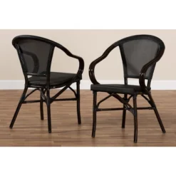 Set Of 2 Artus Indoor And Outdoor Stackable Bistro Dining Chairs - Baxton Studio 11 Set Of 2 Artus Indoor And Outdoor Stackable Bistro Dining Chairs - Baxton Studio -Urban Dwell Gear Outlet Store GUEST f9a799de e33e 4e12 ae82 334a8d44a058