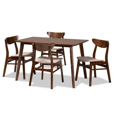 5pc Orion Dining Set - Baxton Studio 7 5pc Orion Dining Set - Baxton Studio - Image 7