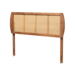 Harris Wood And Synthetic Rattan Headboard Walnut - Baxton Studio -Urban Dwell Gear Outlet Store GUEST f9f12860 986a 4308 bfe4 423e421827ca