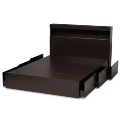 Queen 6 Drawer Blaine Wood Platform Storage Bed Dark Brown - Baxton Studio -Urban Dwell Gear Outlet Store GUEST f9fc74a2 7aee 457b 9c7d 61dfb7d566c1