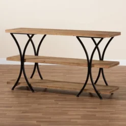 Terrell Wood And Metal Console Table Brown - Baxton Studio 9 Terrell Wood And Metal Console Table Brown - Baxton Studio -Urban Dwell Gear Outlet Store GUEST fbcbcf96 c4fd 4bd6 bc3f 57149f565ba8