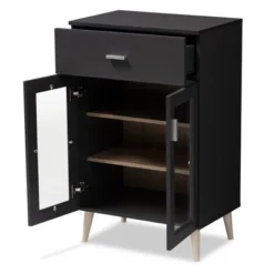 Jonas Oak Finished Kitchen Cabinet Gray/Brown - Baxton Studio -Urban Dwell Gear Outlet Store GUEST fc202569 0560 4de4 9157 24f00b8131c8