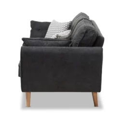 Miranda Mid-Century Modern Fabric Upholstered Sofa Dark Gray - Baxton Studio -Urban Dwell Gear Outlet Store GUEST fd983b19 57bf 46ad 9bfa 0cec19d53eeb