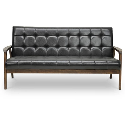 Mid-Century Masterpieces Sofa Brown - Baxton Studio 1 Mid-Century Masterpieces Sofa Brown - Baxton Studio